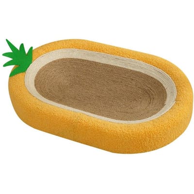 Huisdier Kattenkrabkom Grote Diameter Geïntegreerd Ontwerp Robuuste Kattenkrabmat Bed voor Thuis brown