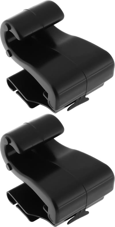 Dailygoods- Autoramhaken 2 Stuks - Raamschaduwhaak - Compatibel met Chrysler/Pacifica/Voyager - Kunststof - Onderdeelnummer 5XR76DX9AA - Eenvoudige installatie - Zonneschermhaak