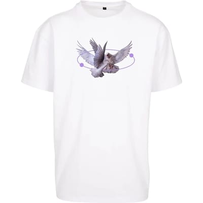 Mister Tee - Vive la Liberte Oversize Heren T-shirt - 4XL - Wit