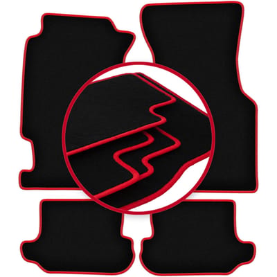 CARLUX-RED automatten voor: Honda CRX DelSol coupé, cabrio (1992-1997)