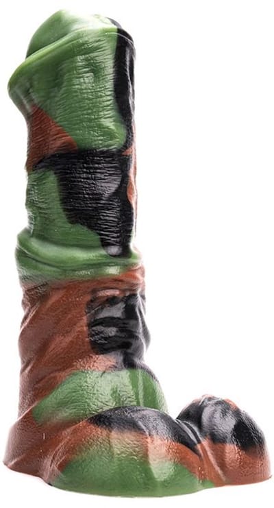 Kiotos Revolt - Dildo Fantasie - Green Army - 01 - Large - 20,5 x 5 cm