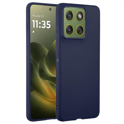 imoshion Hoesje - Geschikt voor Motorola Edge 70 - Color Backcover - Donkerblauw