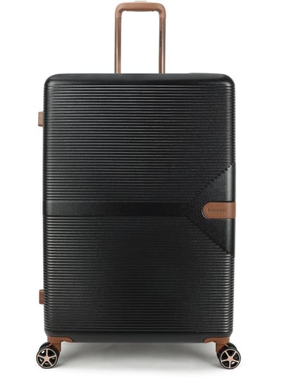 Decent STELLA Spinner TSA Reiskoffer 77x51x30 cm- Grote maat trolley 99 liter- Lichtgewicht koffer – Reiskoffer met wielen - Veilig TSA Cijferslot – Spinner grootmaat koffer- Reiskoffer groot - Zwart