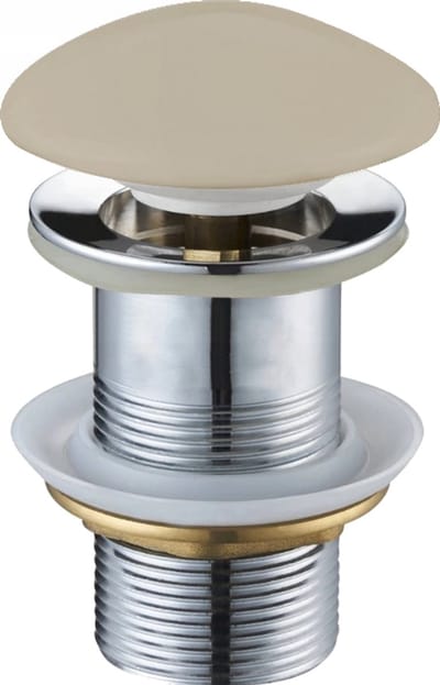 Mexen klik-klak plug rond, beige keramisch mat - 79910-62
