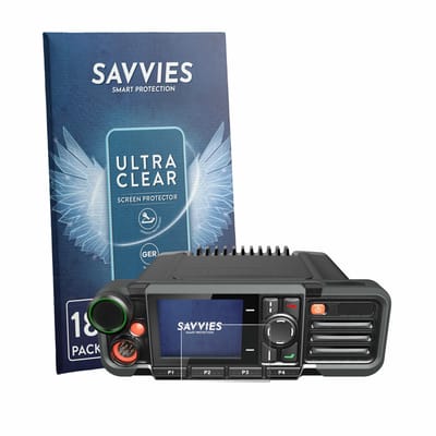 Savvies - Screenprotector voor Hytera HM785 - Folie Beschermfolie transparant 18 Stuks
