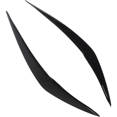 1 Paire Sourcil de Phare Gauche Droit Avant Couvercle de Garniture de Paupière de Phare Adapté pour Série 1 F20 Facelift 2015 à 2019 Brillant black