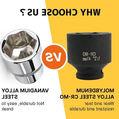 Impact sleeve 1/2 inch 41 mm van chroom-molybdeen staal - Duurzaam en sterk voor professioneel gebruik