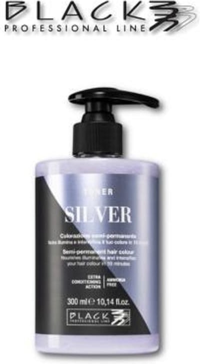Black Toner Intensificatore Di Colore ( Argento/Silver ) 250 ml.