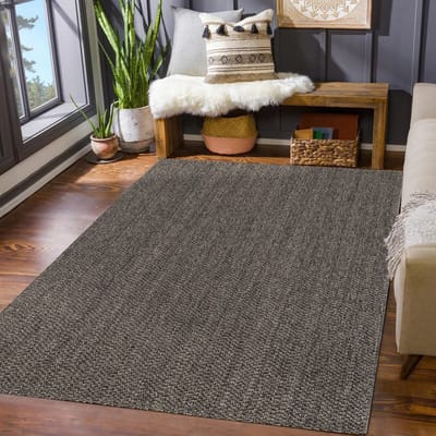 Tapijt Tuin Weerbestendig Woonkamer Boho Natuurlijke Kleuren Structuur Jute Look