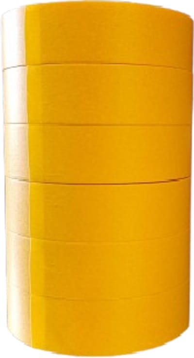 Fine Line Tape Geel washi Premium 25mm x 50m - (PITOR®) - 1 stuks - premium - washi - 90 dagen uv - schoonverwijderbaar - geen lijmresten - hoge kwaliteit - 4 seizoenen tape - alle weersomstandigheden - 25mm - 50m - geel - PITOR - jijbouwt B.V.