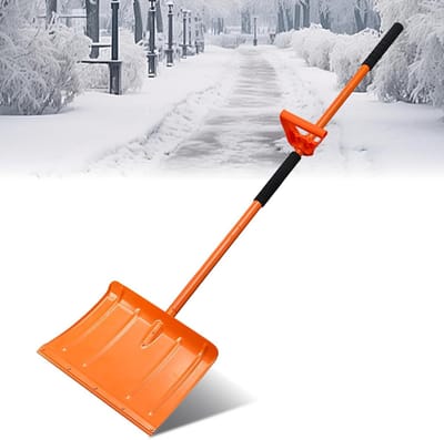 Grote Sneeuwschuiver 170 cm met Ergonomische Steel voor Opritten en Tuin