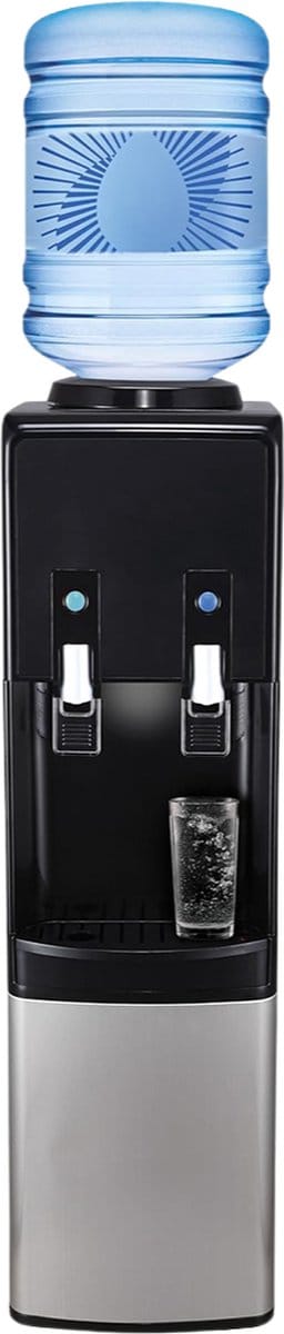 White-Label® Waterdispenser met Koud Water - Waterkoeler - Zwart