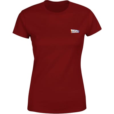 Back To The Future Women's T-Shirt - Burgundy - M
