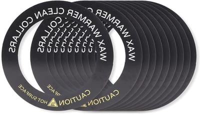 Papieren Ringen - Wax Verwarmer - Ontharen - Voorkomt Druppelen - 10 Stuks - Wit