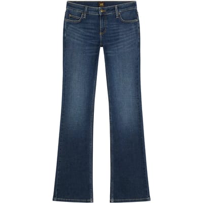 Lee Jessica Bootcut Fit Lage Taille Jeans Blauw 25 / 31 Vrouw