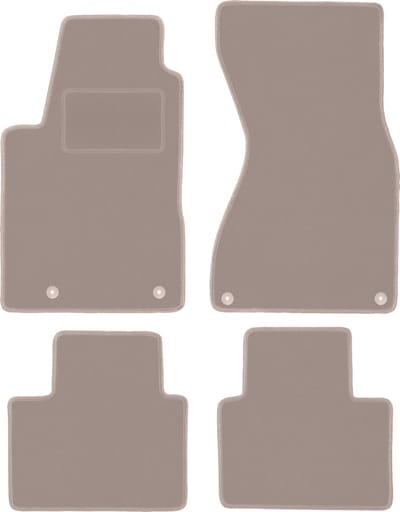 Beige veloursmatten voor: Audi A8 D2 sedan (1994-2002)