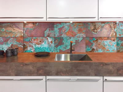 Keukenwand - Industrieel Plaat Design