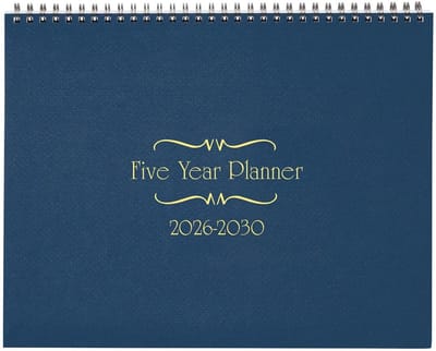 5 Jaar Agenda Planner 2025 tot 2029 Weekoverzicht
