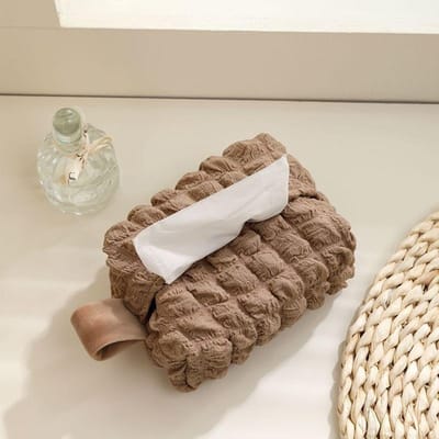 Étui Créatif Lingettes Humides Housse de Mouchoirs Tendance Réutilisable Pochette de Rangement pour Mouchoirs de Poussette Bébé Portable Housse Amovible Boîte à Mouchoirs