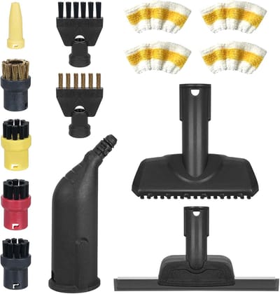 SolidKeus - 14-delige Stoomreiniger Accessoireset voor Diverse Modellen