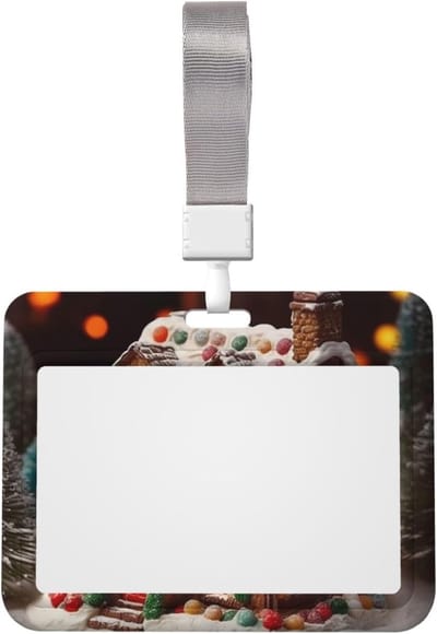 ID-badgehouder - Naamkaart houder - Kantoor Werk - Waterdicht Plastic - 7.6 x 10.2 cm - Wit
