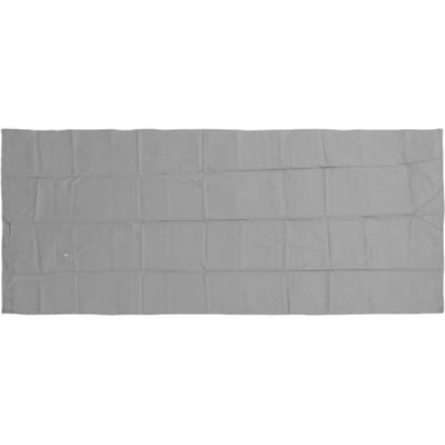 Drap de Mise à la Terre Coton Biologique Fibre d'Argent Tapis de Mise à la Terre pour Lit Antistatique avec Cordon de Mise à la Terre 68x132cm Gris gray