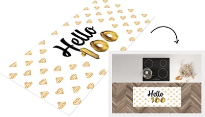 Keukenloper - Loper keuken - Design - 100 jaar - Diamant - 120x50 cm - Keukenloper vinyl