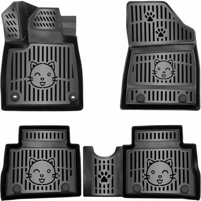 3D Rubber Automatten voor ORA FUNKY CAT 2023-2026 [1. Gen] - geurloos & op maat - hoge rand
