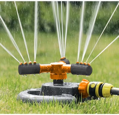 T.R Goods® - Cirkelsproeier 3 Armen - Gazonsproeier - tot 80 m² - 8 tot 10 meter - tuinsproeier