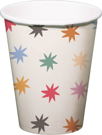 Folat - Bekers (papier) - - Starburst (250 ml) 8 stuks