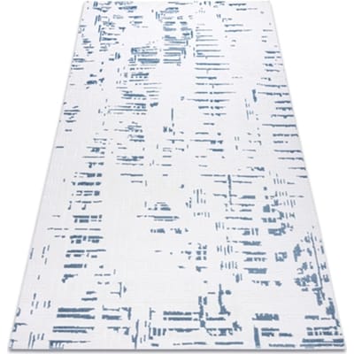 Kleden Rugsx Tapijt ACRYL DIZAYN 8840 ivoor / blauw 80x150 cm