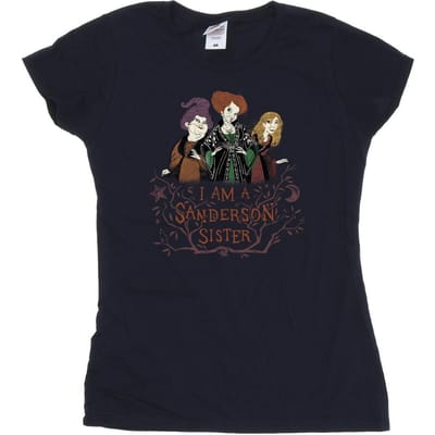 Disney Dames/Dames Hocus Pocus Sanderson Zus Katoenen T-Shirt (Marineblauw)