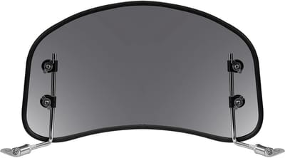 Motor Windscherm - Scooter Deflector - Rijden Bescherming - Verstelbare Arm - 400 Gram - Smoke