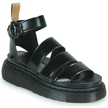 Sandalen met sleehak Dr. Martens VEGAN CLARISSA BLACK OXFORD