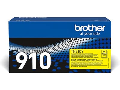 Brother TN-910Y toner cartridge geel extreem hoge capaciteit (origineel)