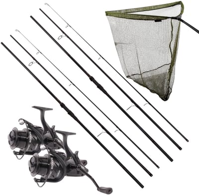 Ultimate Adventure Carp II Kit 12ft 3lb (3-Delige Hengels) - Karper Set