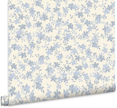 Laura Ashley Misterton Trail Behang - Bloemen - 10mx52cm - Blauw