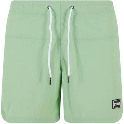 Urban Classics - Block Zwemshorts - M - Groen