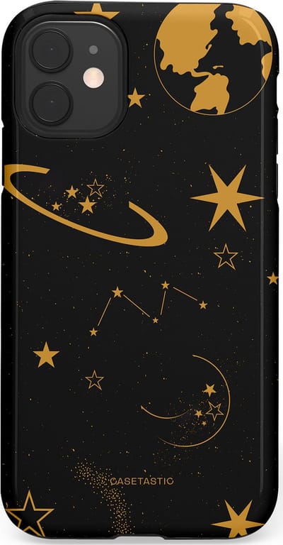 Casetastic Hoesje Geschikt voor Apple iPhone 11 - Stijlvolle Beschermende Duo-layer Case - Nachtelijk uitzicht