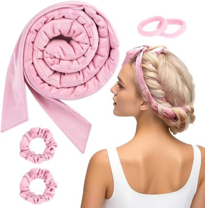 Zachte haarrollers voor hittevrije krullen, set van 5, ideaal voor lange en korte golven, perfect als cadeau voor vrouwen