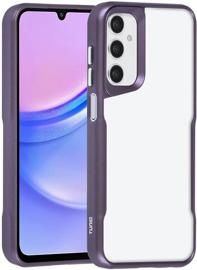 TUNIQ telefoonhoesje voor Samsung Galaxy A15 5G - Siliconen backcover - Paars