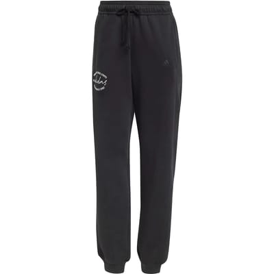 Dames joggingsbroek met een ruime pasvorm adidas Signature Graphic Print Fleece