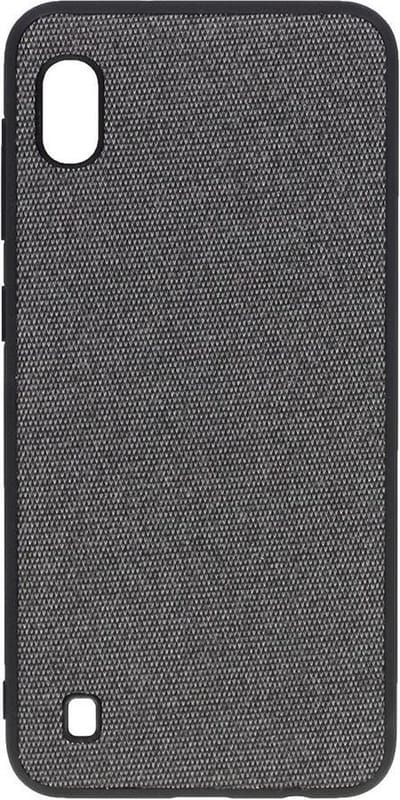 Shop4 - Samsung Galaxy A10 Hoesje - Harde Back Case Denim Grijs