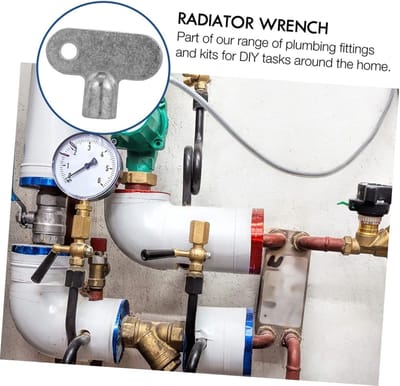 Radiator Ontluchtingssleutels - Water Sleutels Kraan - Verwarming Ontluchten - Vierkante Fitting - 20 Stuks - Zilver