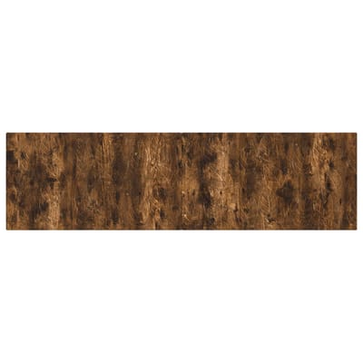 vidaXL - Wandgemonteerd - Hoofdbord - DELFT - Gerookt - eiken - Bewerkt - hout