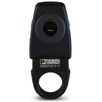 1212160 WIREFOX-D 11 Kabelstripper Geschikt voor: Signaalkabel, Stuurkabel, Glasvezelkabel 2.5 tot 11 mm Geschikt voor merk Phoenix Contact