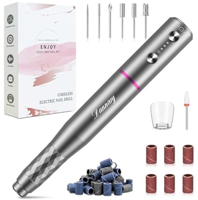 Professionele Draadloze Nagelboormachine voor Manicure en Pedicure – Instelbare Snelheid en Lage Trilling