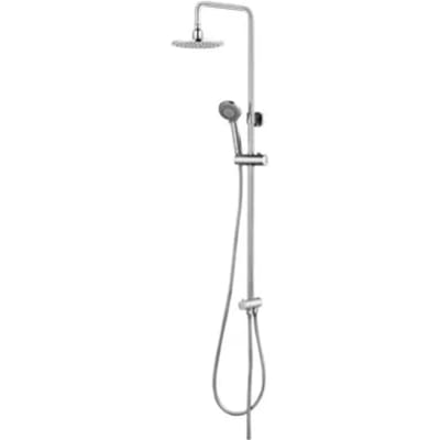 Aquavive Regendouche Junin - Zonder Kraan - Zilver - Rond - 3-straals