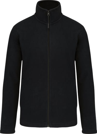Microfleecevest met rits Kariban Zwart - maat XS