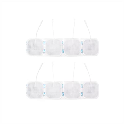 TensCare - Bundel 2x 4 pads gevoelige huid 50×50mm (1 set) |electroden pads tens | elektrodenpads | Zelfklevende Elektroden Pads | Gel-elektroden | tens pads | tens elektroden | tens plakkers | tens elektrode pads